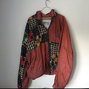 Vintage patchwork windbreaker